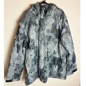 Reebok Mens New Orleans Saints NFL Tie Dye Full Zip Hooded Jacket 2XL